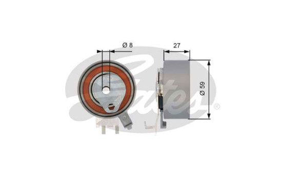 Vattenpump + kamremsats PowerGrip® KP15509XS Gates, bild 4