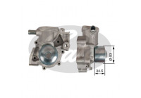 Vattenpump + kamremsats PowerGrip® KP15537XS-3 Gates