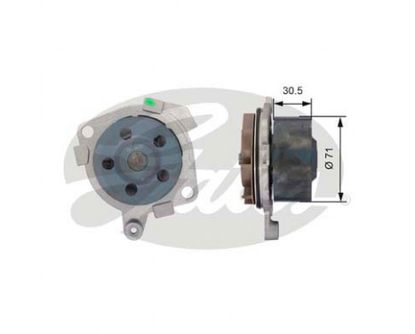Vattenpump + kamremsats PowerGrip® KP35429XS Gates, bild 2