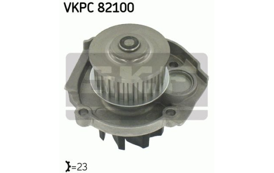 Vattenpump + kamremsats VKMC 02206-2 SKF, bild 2