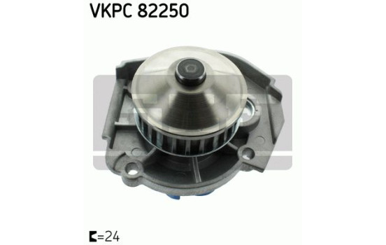 Vattenpump + kamremsats VKMC 02210-1 SKF, bild 2