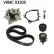 Vattenpump + kamremsats VKMC 03305 SKF