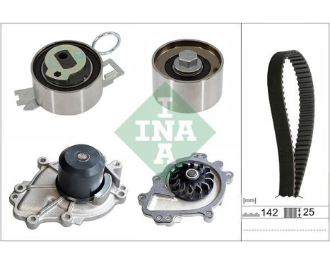 Vattenpump + kamremssats 530 0840 30 Ina