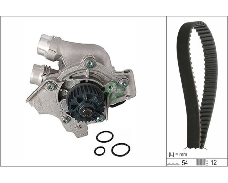 Vattenpump + kamremssats 530 0845 30 Ina