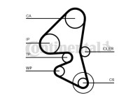 Vattenpump + kamremssats CT1162WP5 Contitech