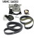 Vattenpump + kamremssats VKMC 16003 SKF