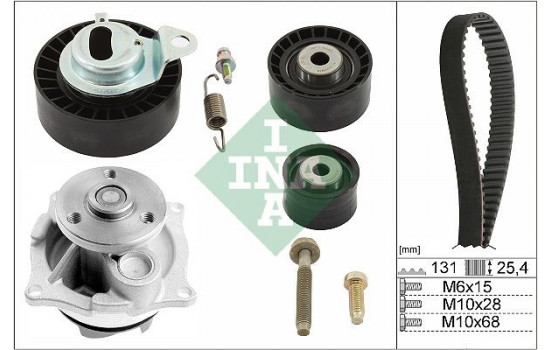 Vattenpump + kuggremssats 530 0102 31 Ina