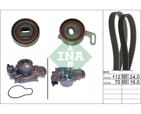 Vattenpump + kuggremssats 530 0514 30 Ina
