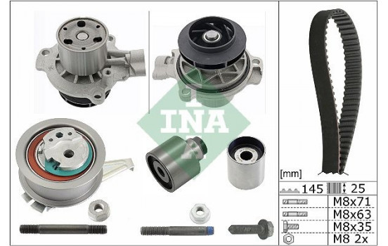 Vattenpump + kuggremssats 530 0650 31 Ina