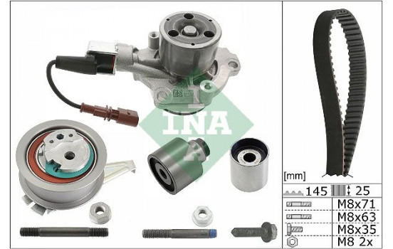 Vattenpump + kuggremssats 530 0699 30 Ina