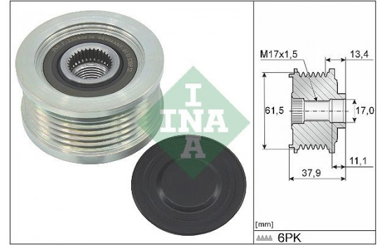 Frihjulskoppling, generator 535002310 Ina