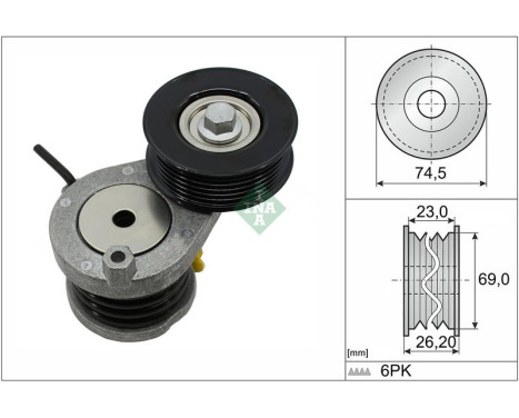 Remspännare, Poly-V-rem 534 1013 10 Ina