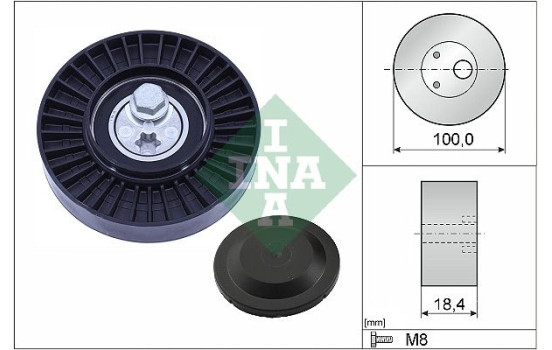 Spännremskiva, Poly kilrem 531096610 Ina