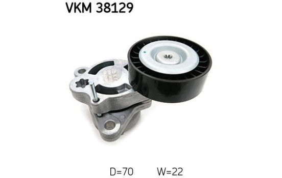 Spännremskiva, Poly kilrem VKM 38129 SKF