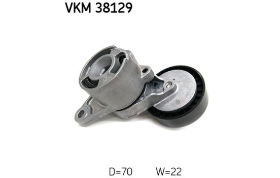 Spännremskiva, Poly kilrem VKM 38129 SKF, bild 2