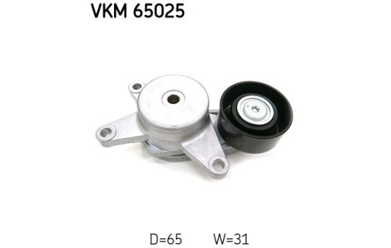 Spännremskiva, Poly kilrem VKM 65025 SKF, bild 2