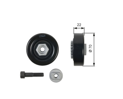 Spännrulle, aggregatrem DriveAlign® T36408 Gates