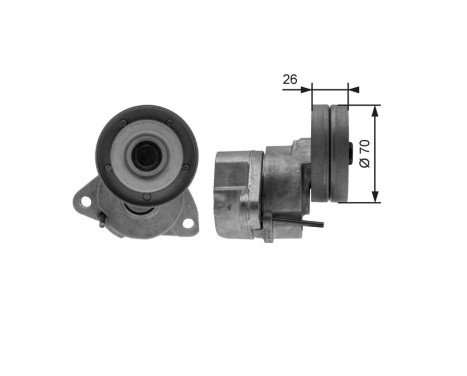 Spännrulle, aggregatrem DriveAlign® T38154 Gates