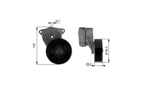 Spännrulle, aggregatrem DriveAlign® T38169 Gates