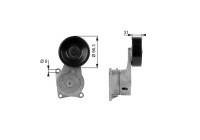 Spännrulle, aggregatrem DriveAlign® T38170 Gates