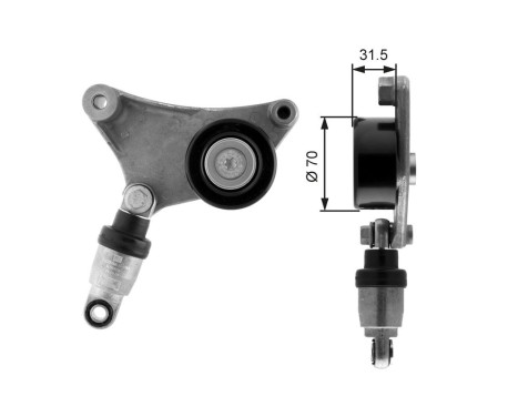 Spännrulle, aggregatrem DriveAlign® T38216 Gates
