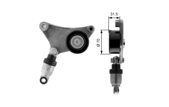 Spännrulle, aggregatrem DriveAlign® T38216 Gates
