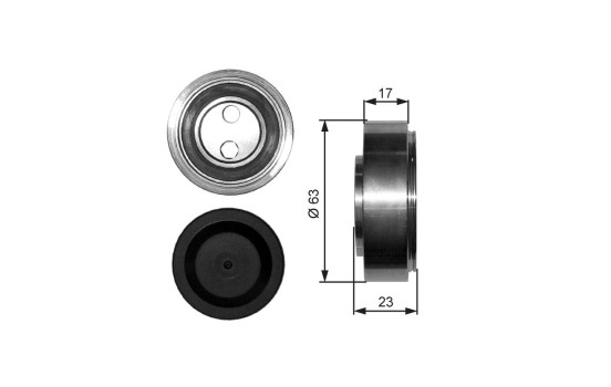Spännrulle, aggregatrem DriveAlign® T38228 Gates