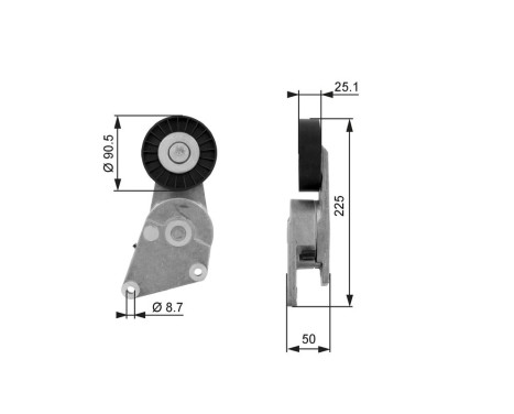Spännrulle, aggregatrem DriveAlign® T38234 Gates