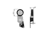 Spännrulle, aggregatrem DriveAlign® T38426 Gates