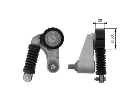 Spännrulle, aggregatrem DriveAlign® T38457 Gates