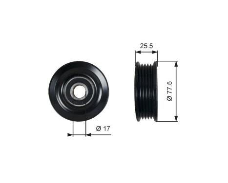 Spännrulle, aggregatrem DriveAlign® T38478 Gates