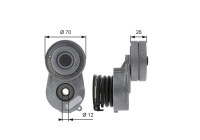 Spännrulle, aggregatrem DriveAlign® T38496 Gates