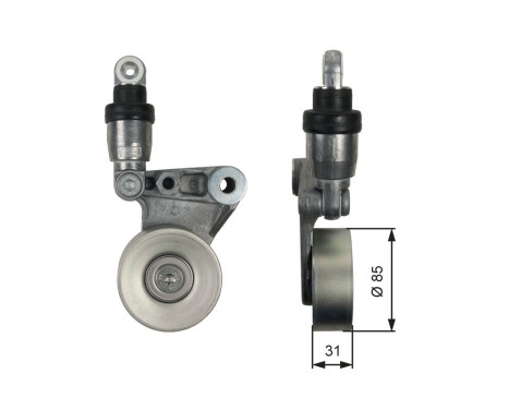 Spännrulle, aggregatrem DriveAlign® T39214 Gates