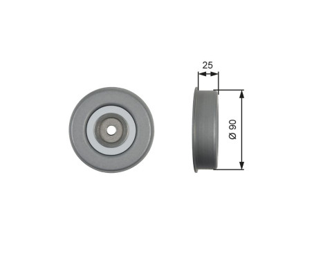 Spännrulle, aggregatrem DriveAlign® T39245 Gates