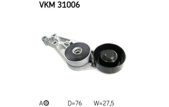 Spännrulle, aggregatrem VKM 31006 SKF