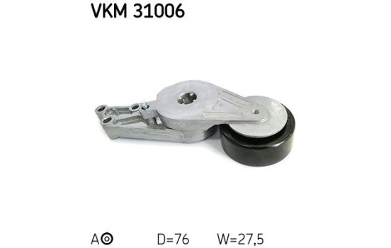 Spännrulle, aggregatrem VKM 31006 SKF, bild 2