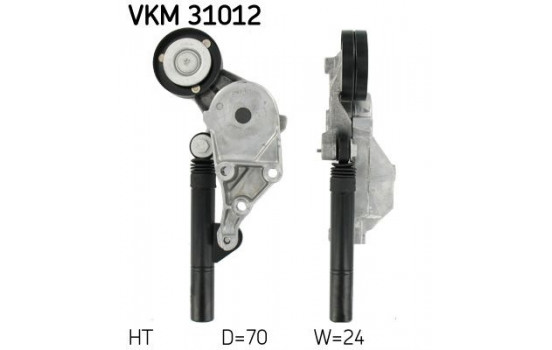 Spännrulle, aggregatrem VKM 31012 SKF