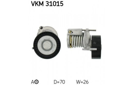 Spännrulle, aggregatrem VKM 31015 SKF, bild 2