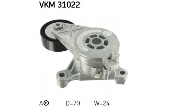 Spännrulle, aggregatrem VKM 31022 SKF