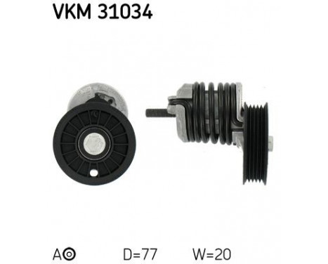 Spännrulle, aggregatrem VKM 31034 SKF