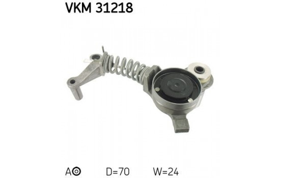 Spännrulle, aggregatrem VKM 31218 SKF