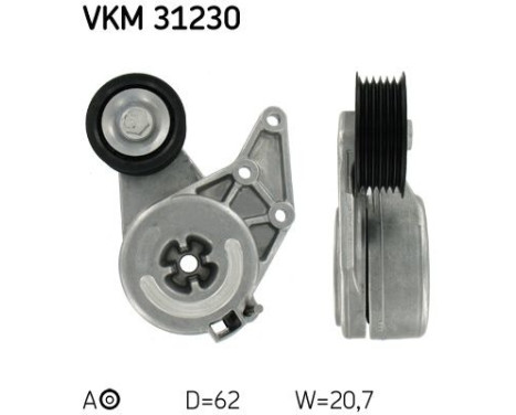Spännrulle, aggregatrem VKM 31230 SKF