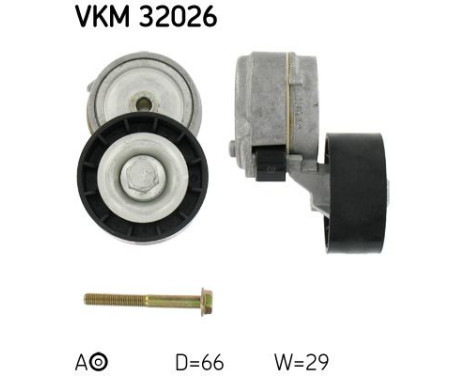 Spännrulle, aggregatrem VKM 32026 SKF