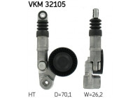 Spännrulle, aggregatrem VKM 32105 SKF
