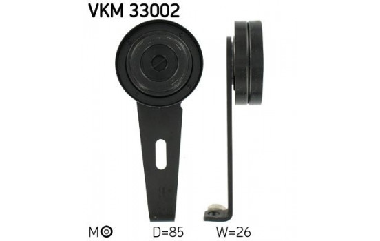Spännrulle, aggregatrem VKM 33002 SKF