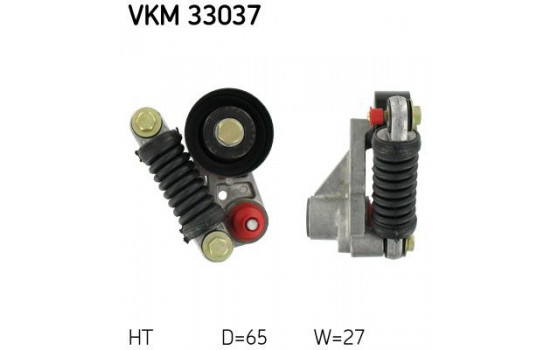 Spännrulle, aggregatrem VKM 33037 SKF