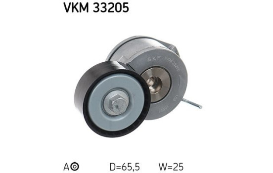 Spännrulle, aggregatrem VKM 33205 SKF