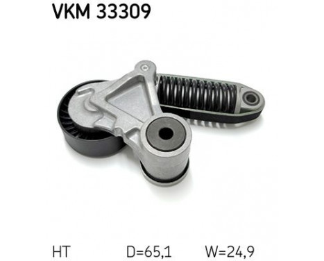 Spännrulle, aggregatrem VKM 33309 SKF, bild 2