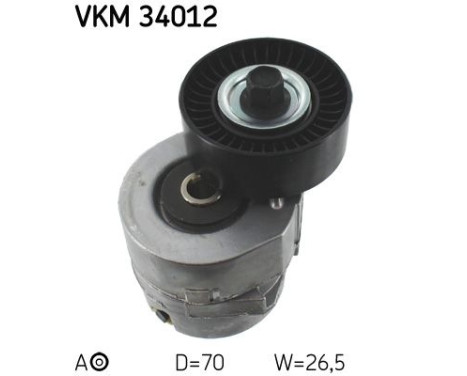 Spännrulle, aggregatrem VKM 34012 SKF