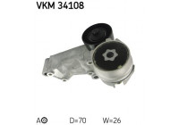 Spännrulle, aggregatrem VKM 34108 SKF